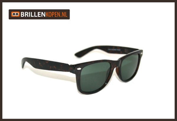 WF1014-(b) Wayfarer Leopard Zonnebril